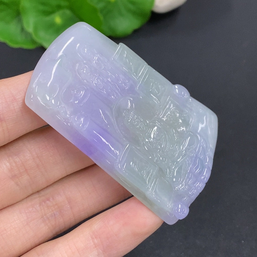 Jadeite Amitabha Pendant