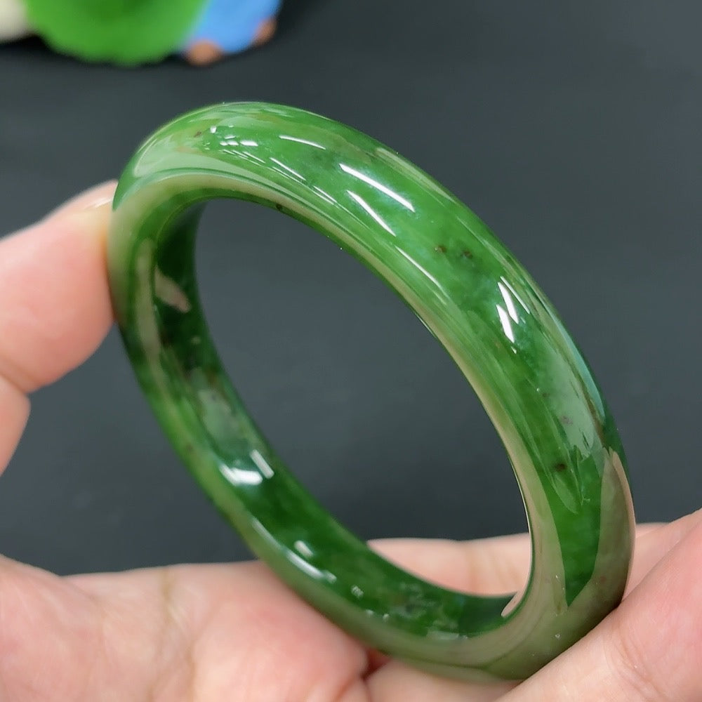 Hetian Jade Jasper Round Bracelet