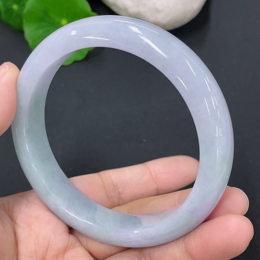 Jadeite Round Bracelet Size 58.8mm Total Weight Approx. 63.2g