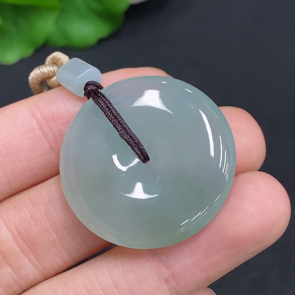 Jadeite Peace Knot Total Weight Approx. 14g (including rope weight)