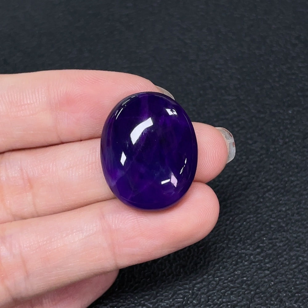Sugilite Jewelry Purple Only Containing Other Mineral Components Visible Organic Matter