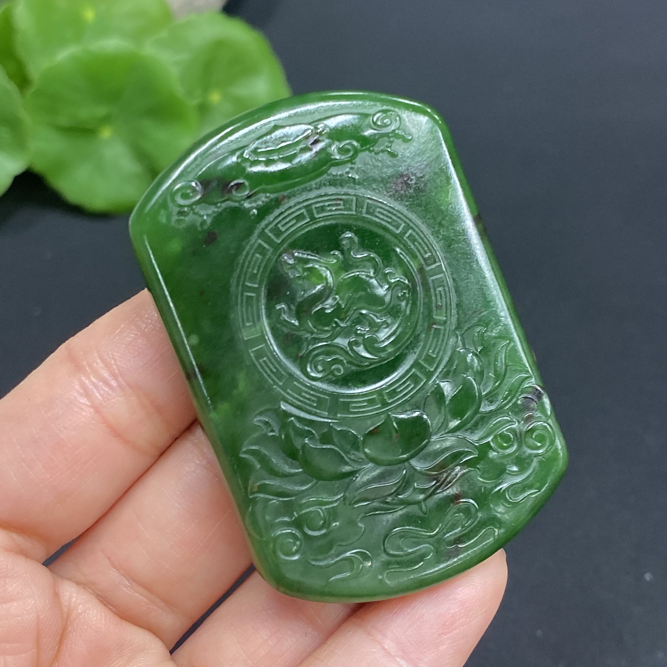 Hetian Jade Pendant Guanyin Total Weight About 52g