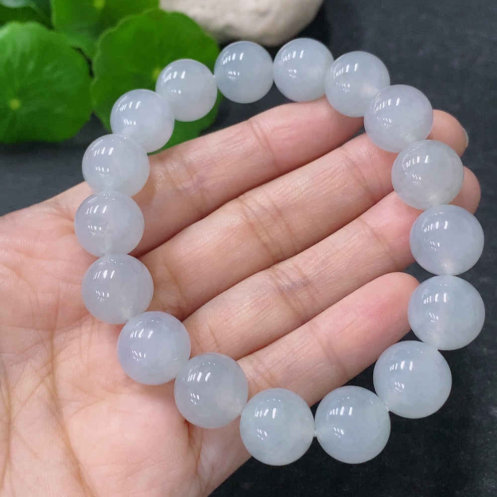 JadeiteBead Bracelet Approx. 12.2mm Total Weight Approx. 50.78g