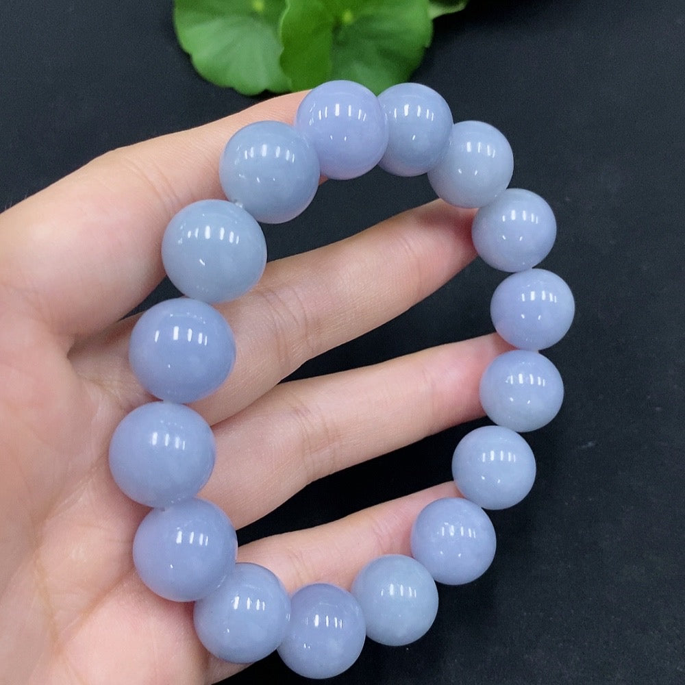 Jadeite Bracelet Approx.14mm Total Weight Approx.72.19g