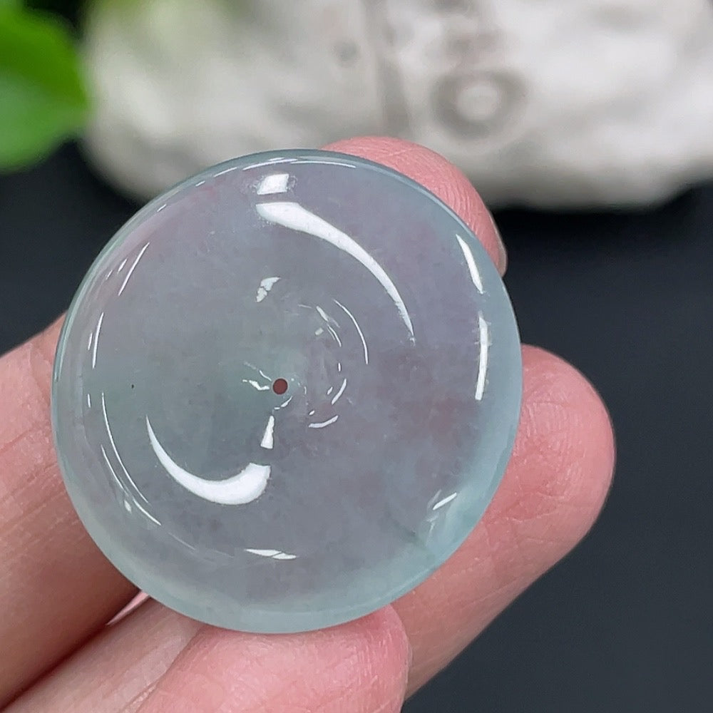 Jadeite Safety Buckle Pendant, Total Weight Approx. 6.76g