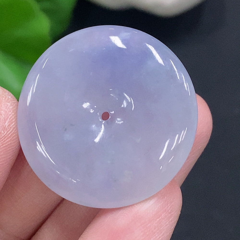 Jadeite Peace Button, total weight approx. 10.5g