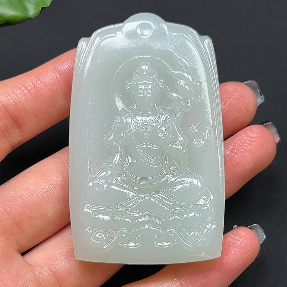 Hetian Jade Guanyin Pendant