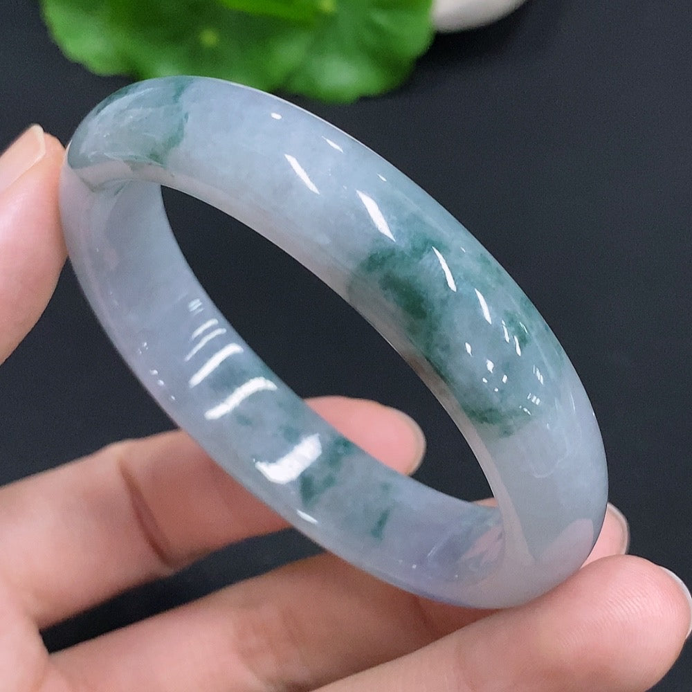 Jadeite Concubine Bracelet Total Weight Approx. 40.8g Size 52.6/46.2