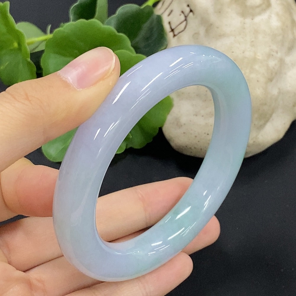 Jadeite Round Bangle Size 55.8 Total Weight Approx. 81.57g