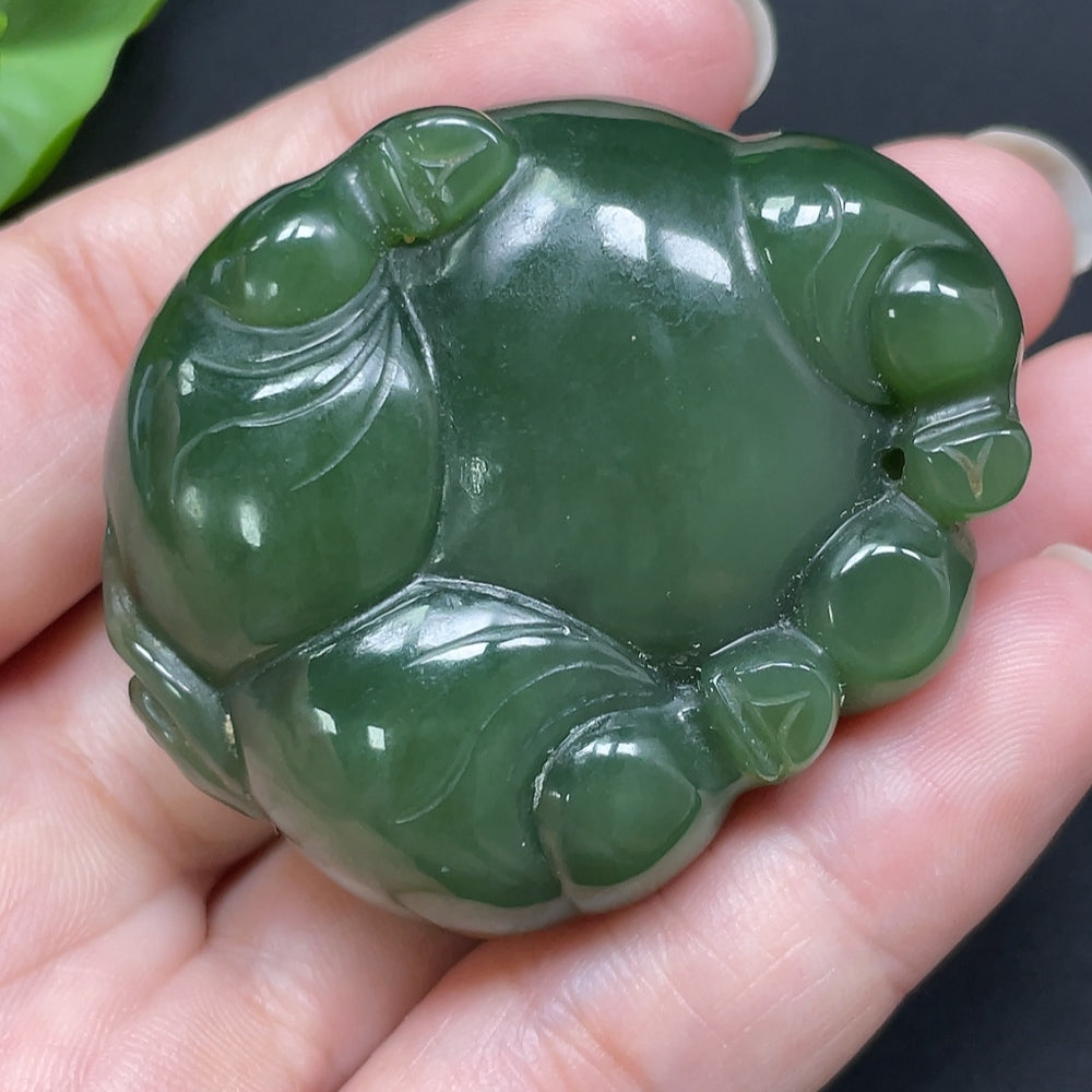 Hetian Jade Pig Pendant