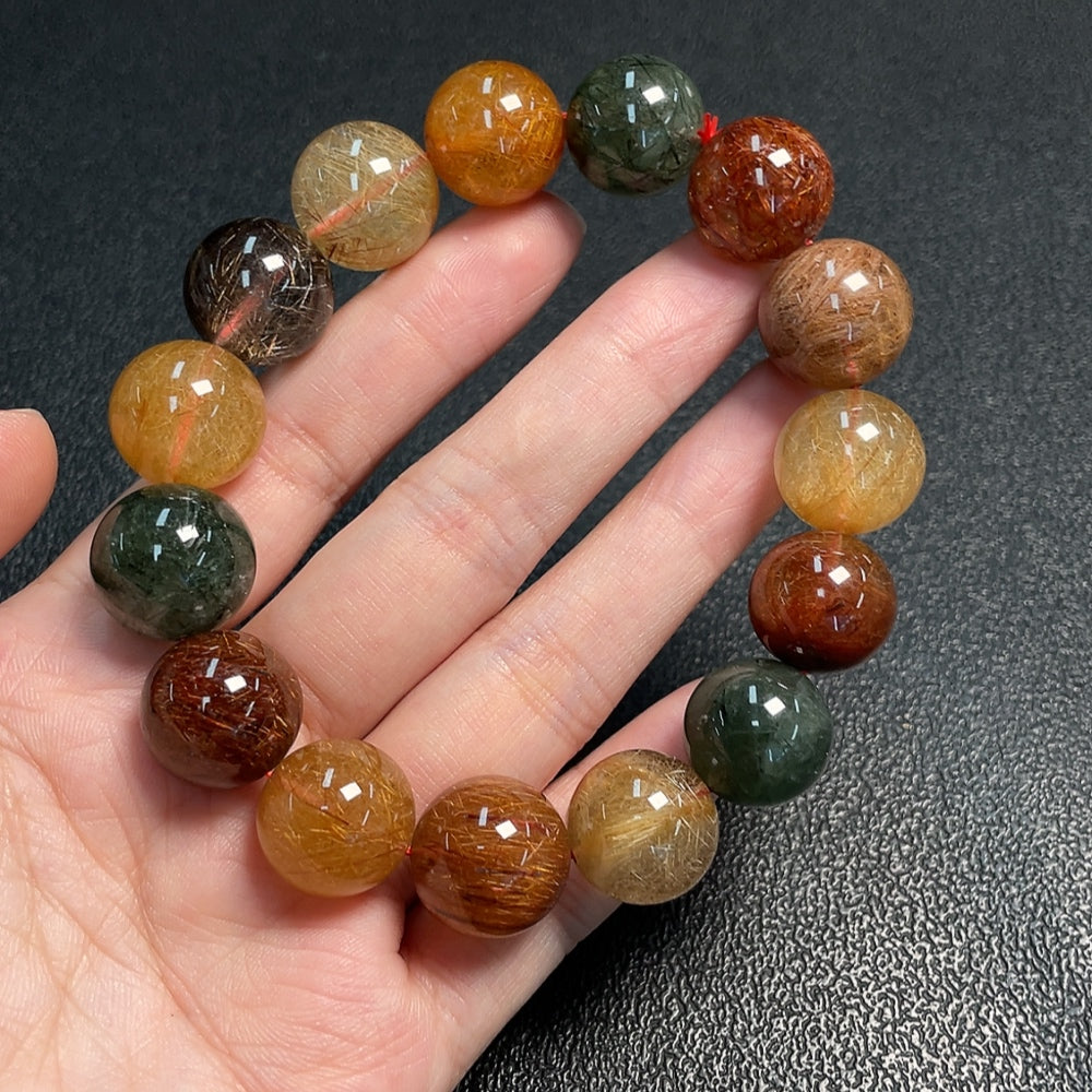 Crystal Bracelet Total Weight Approx. 76.99g Size About 15.2mm