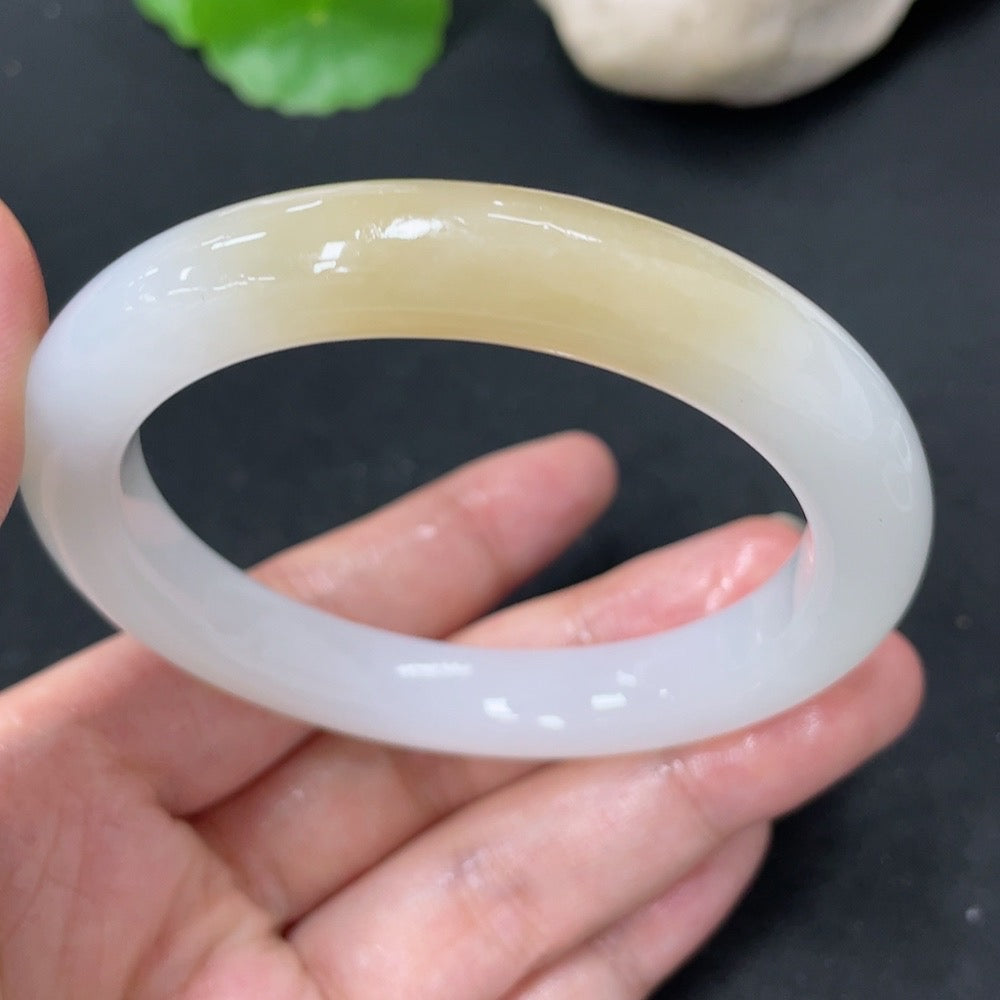 Hetian Jade Round Bracelet