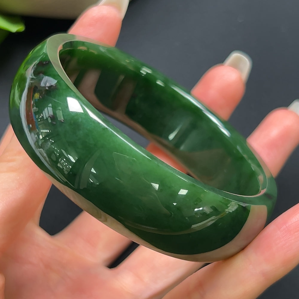 Hetian Jade Round Bracelet