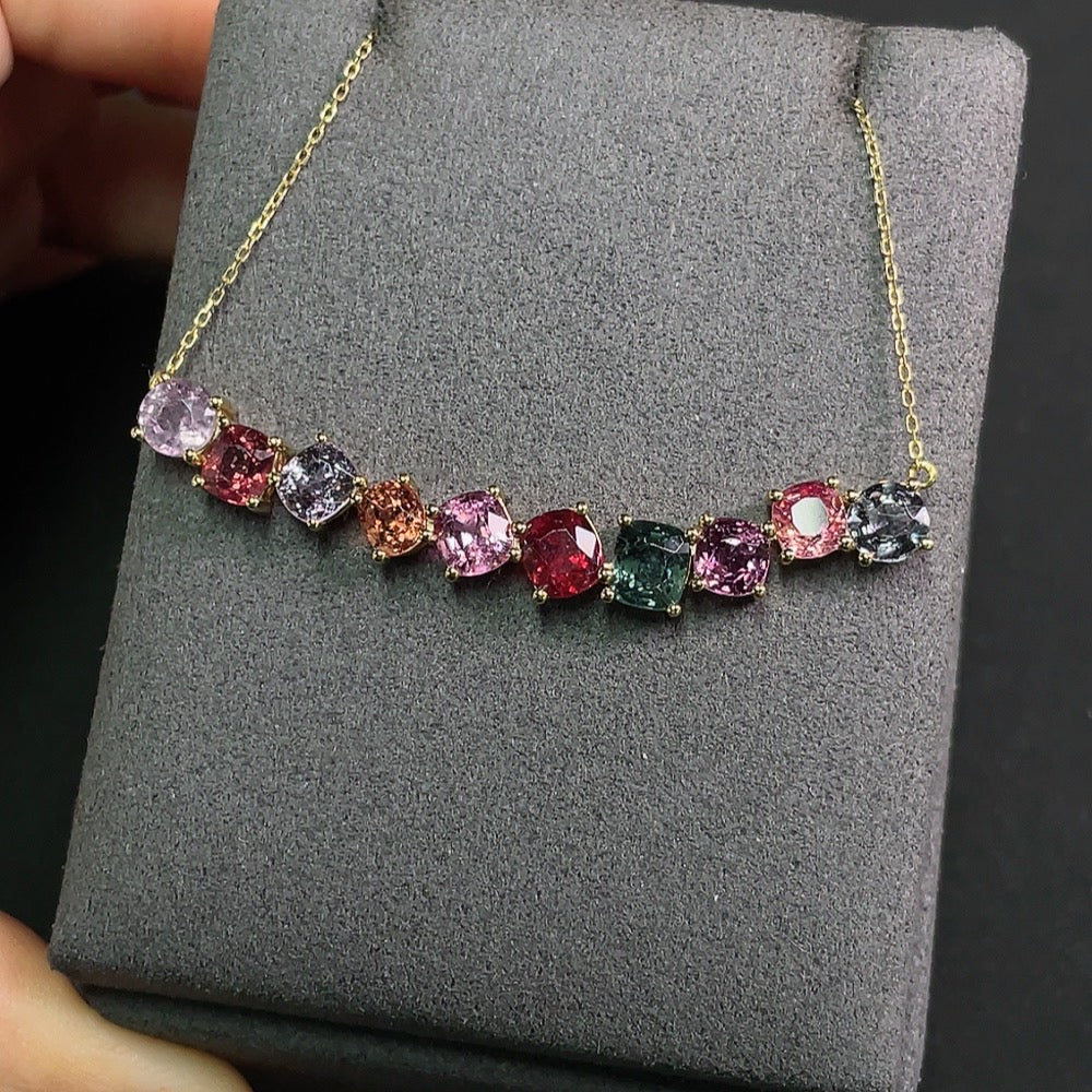 Spinel Necklace in 18K Gold