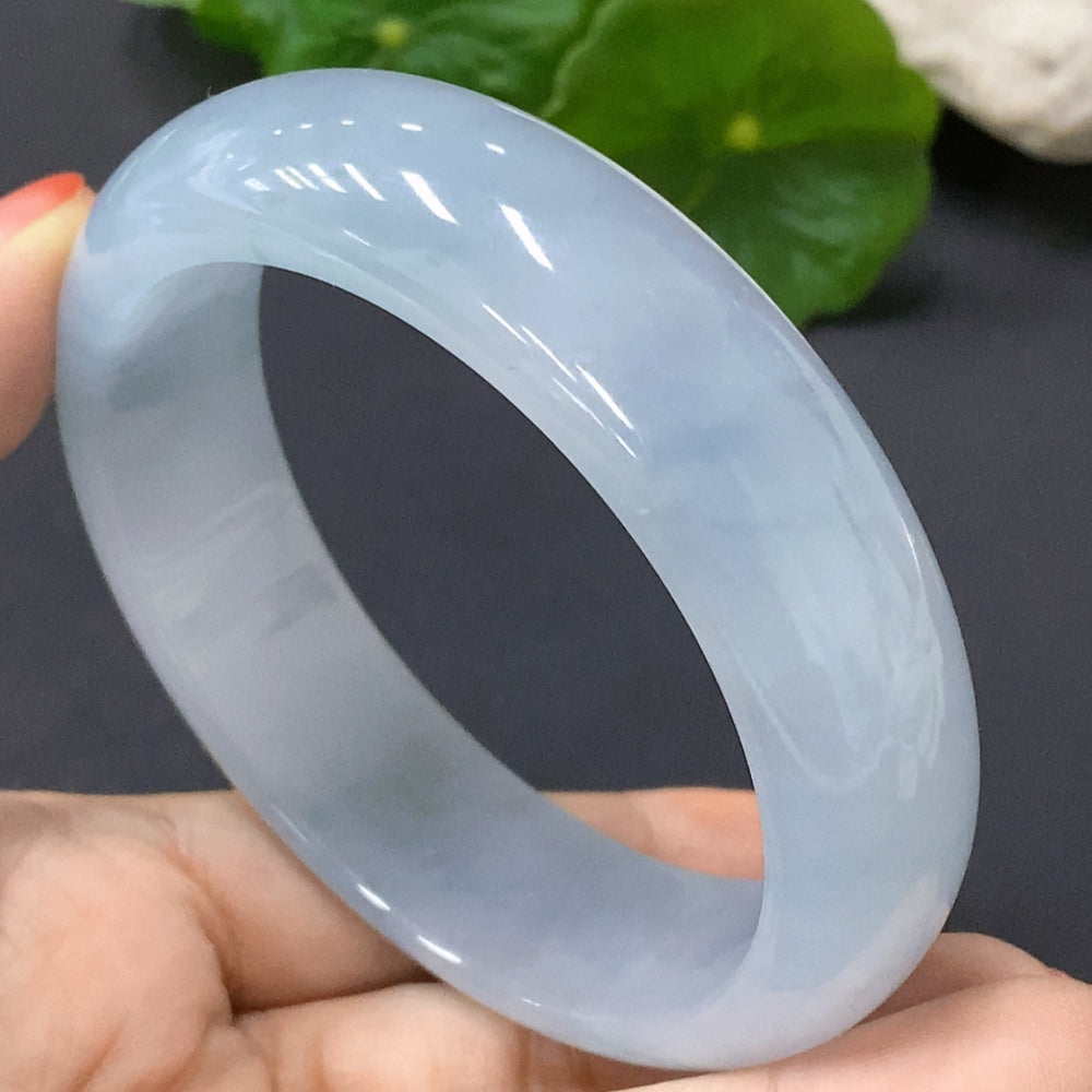 Jadeite Round Bangle Size 57.7 Total Weight 76.138g