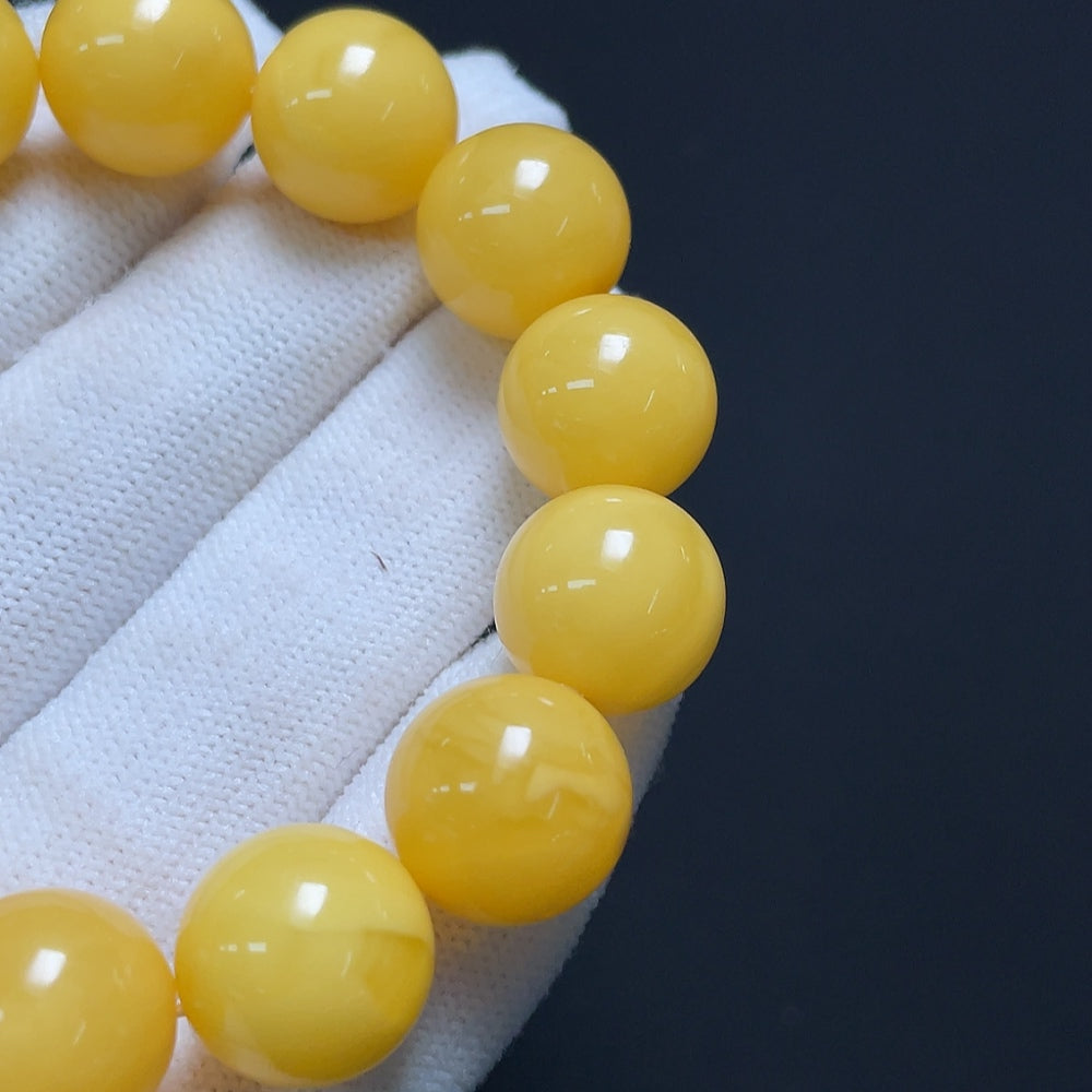 Amber Beeswax Bracelet