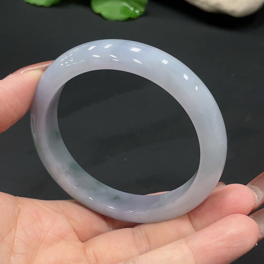 Jadeite Round Bangle Size 56.2 Total Weight Approx. 51.44g