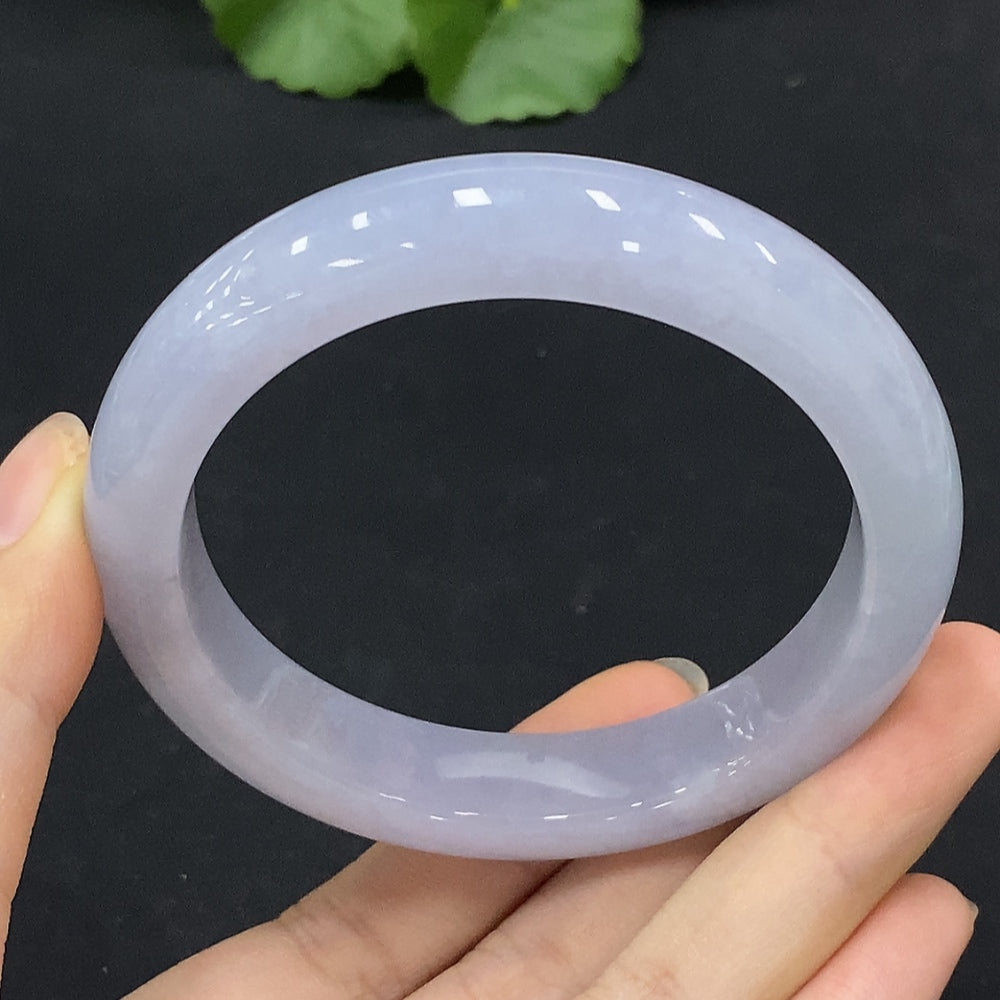 Jadeite Round Bracelet, Total Weight Approx. 61.5g, Size 57
