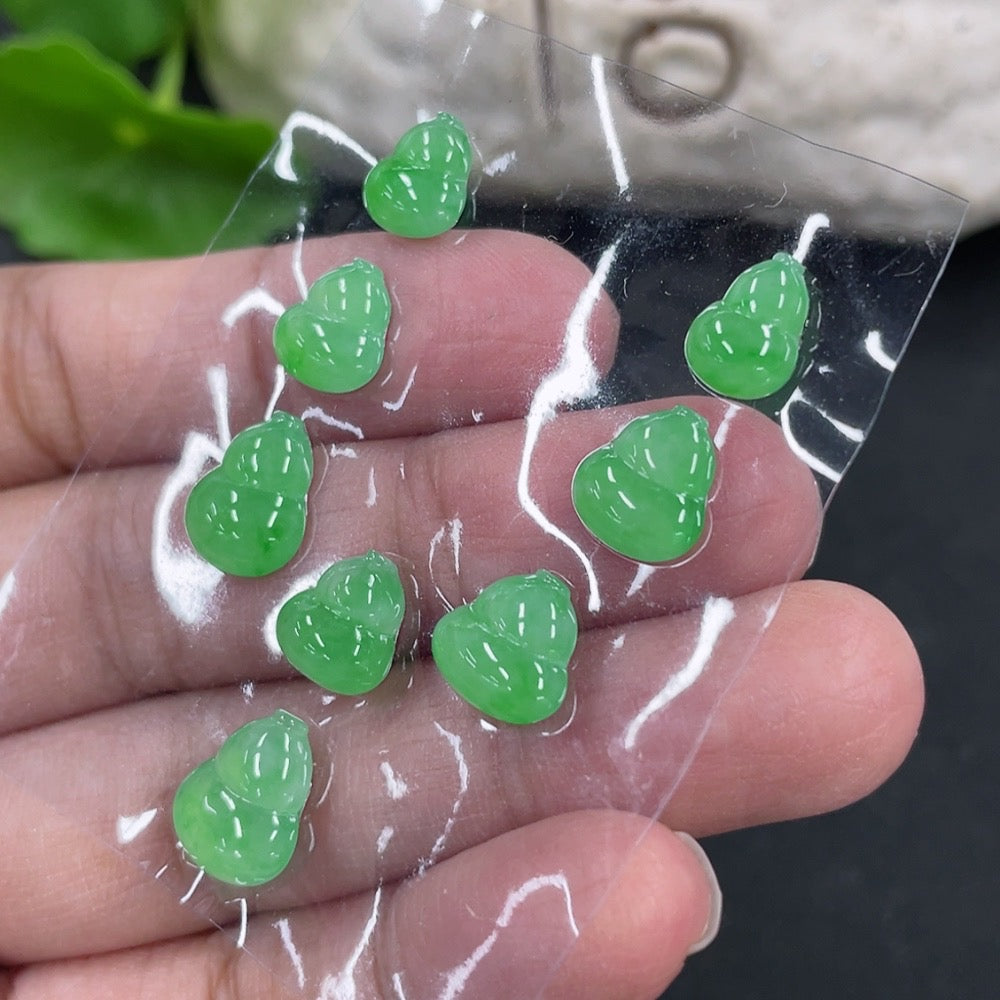Jadeite Gourd Inlaid Piece Sell as a Lot