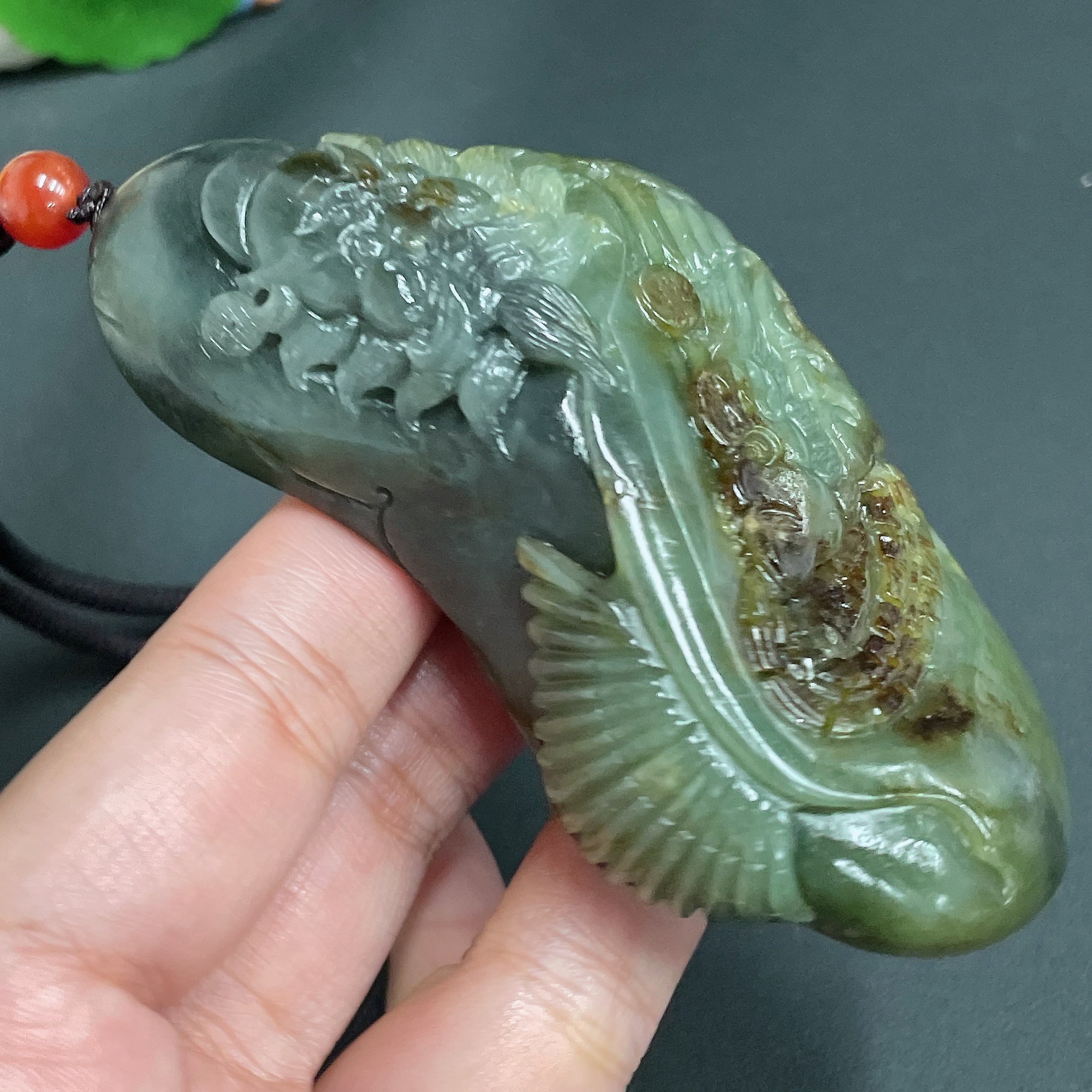 Hetian Jade Seed Material Handheld Piece - Zhong Kui