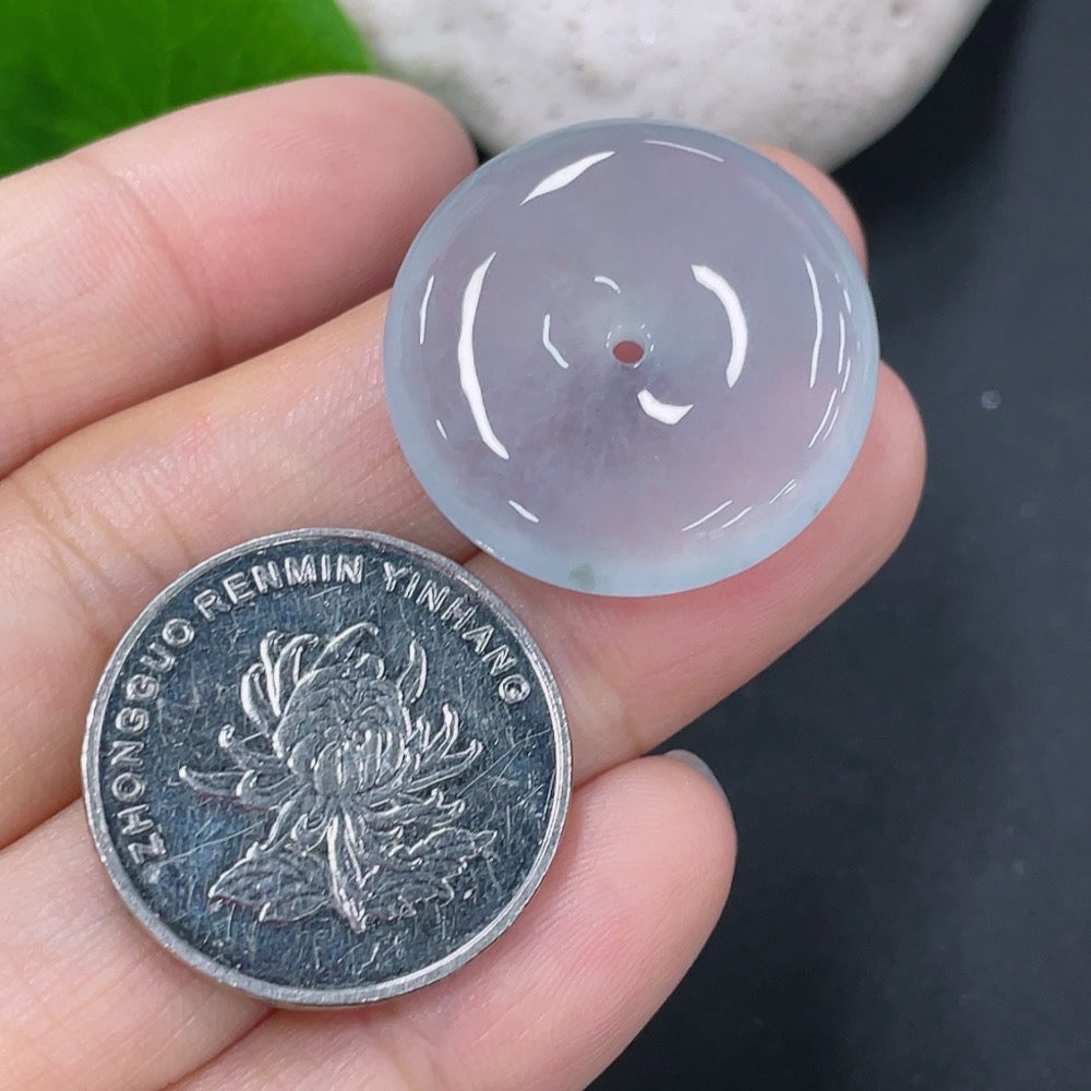 Jadeite Pendant Peace Button with a total weight of approximately 6.1g