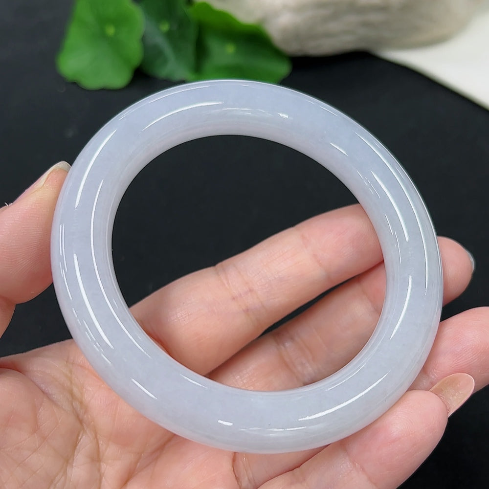 Jadeite Round Bangle Size 55 Total Weight Approx. 66.7g