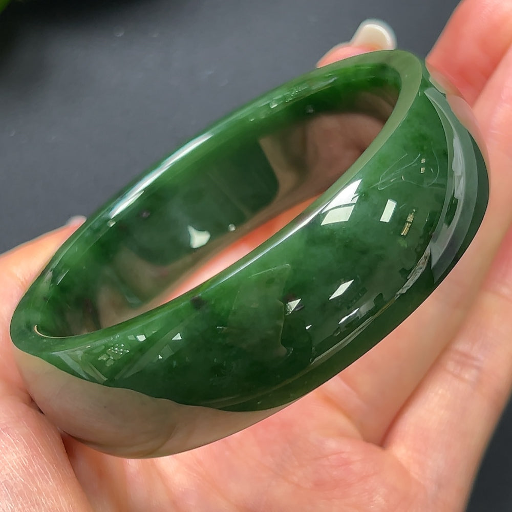Hetian Jade Round Bracelet