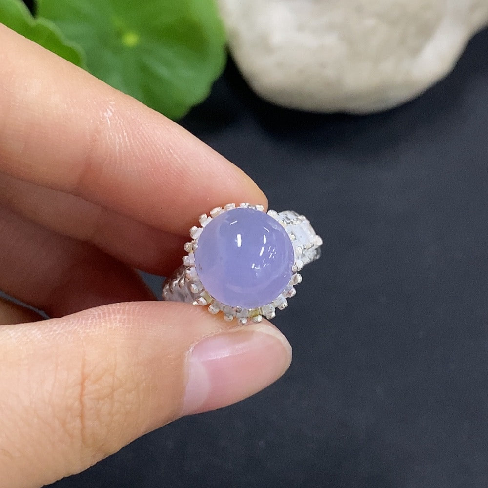 Jadeite Cabochon Non-Gold Inlaid Total Weight Approx. 17.11g