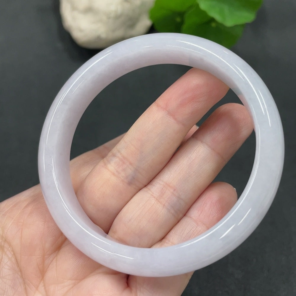 Jadeite Round Bangle, Size 57.8, Total Weight 49.801g