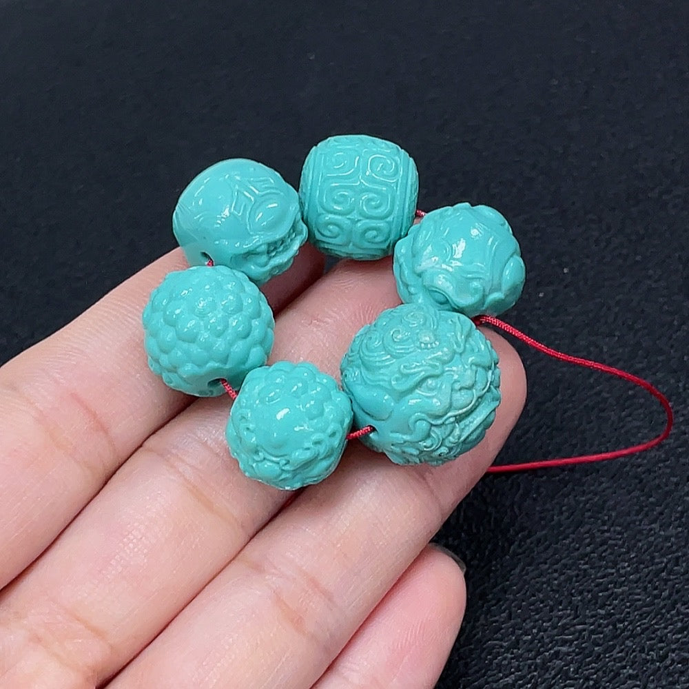 Turquoise Loose Beads Color Origin Undetermined