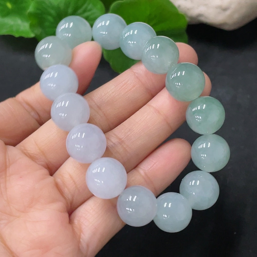 Jadeite Bracelet Approx.12.3mm Total Weight Approx.47.35g