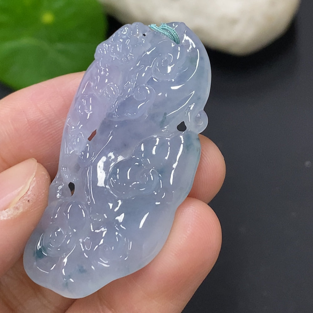 Jadeite Ruyi Pendant Total Weight Approx. 11.6g