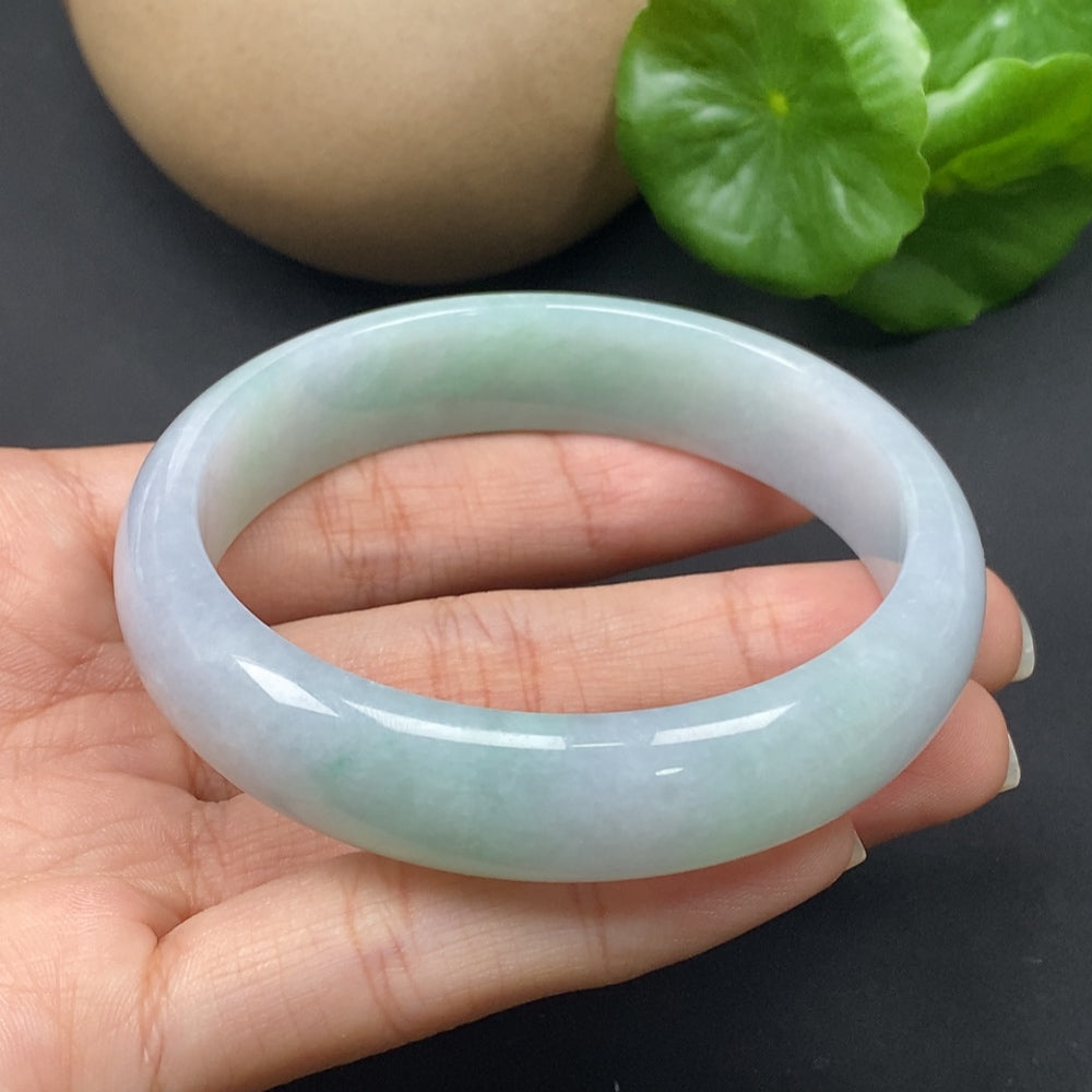 Jadeite Round Bracelet Size 57.7 Total Weight Approx. 55.51g