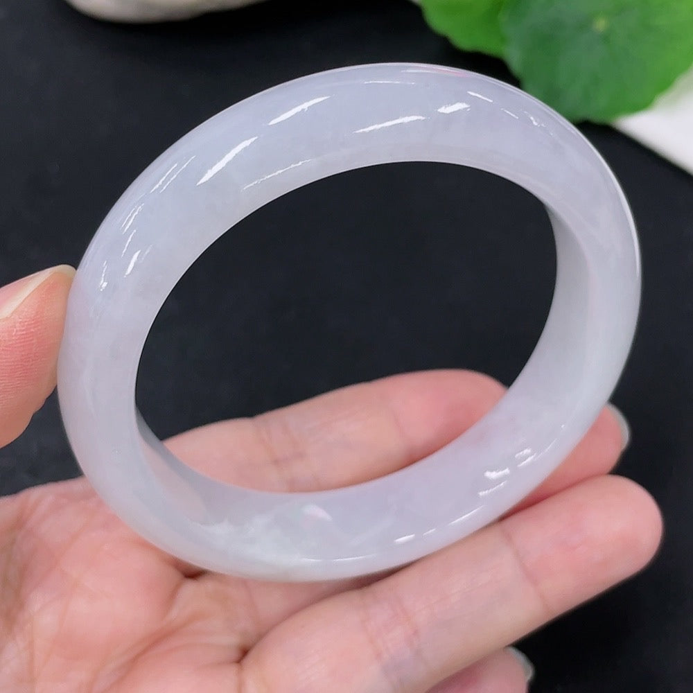 Jadeite Round Bangle Size 57.1 Total Weight Approx.63g