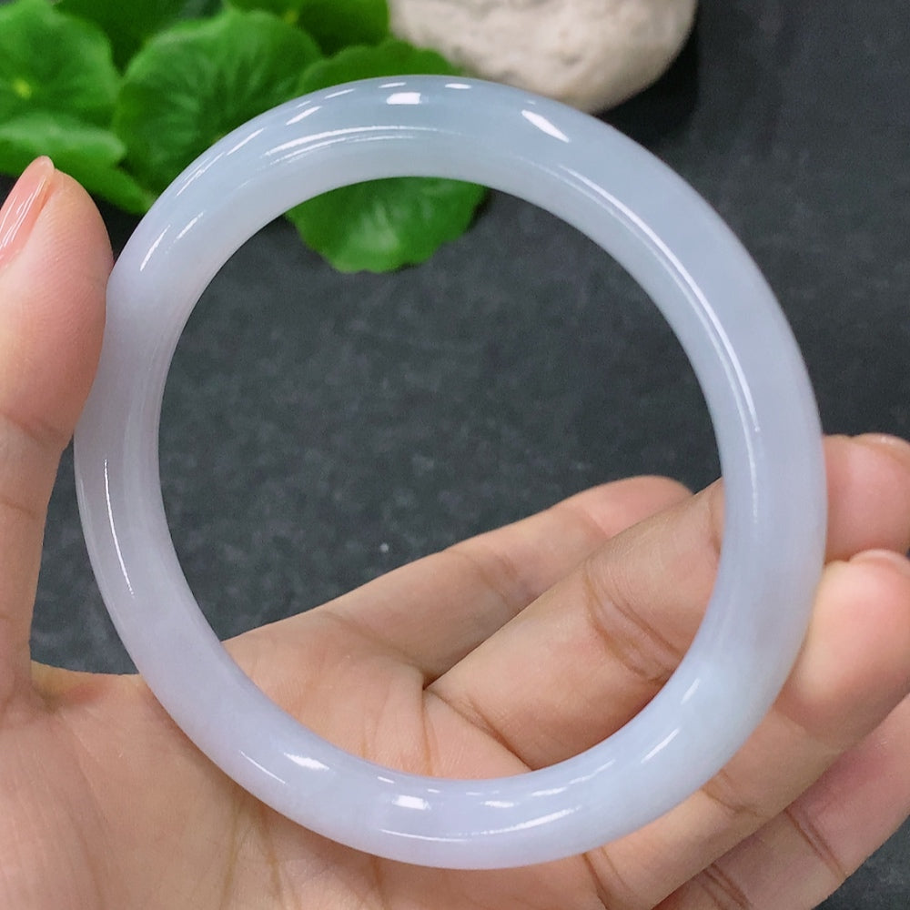 Jadeite Round Bangle Size 55.5mm Total Weight Approx. 32.4g