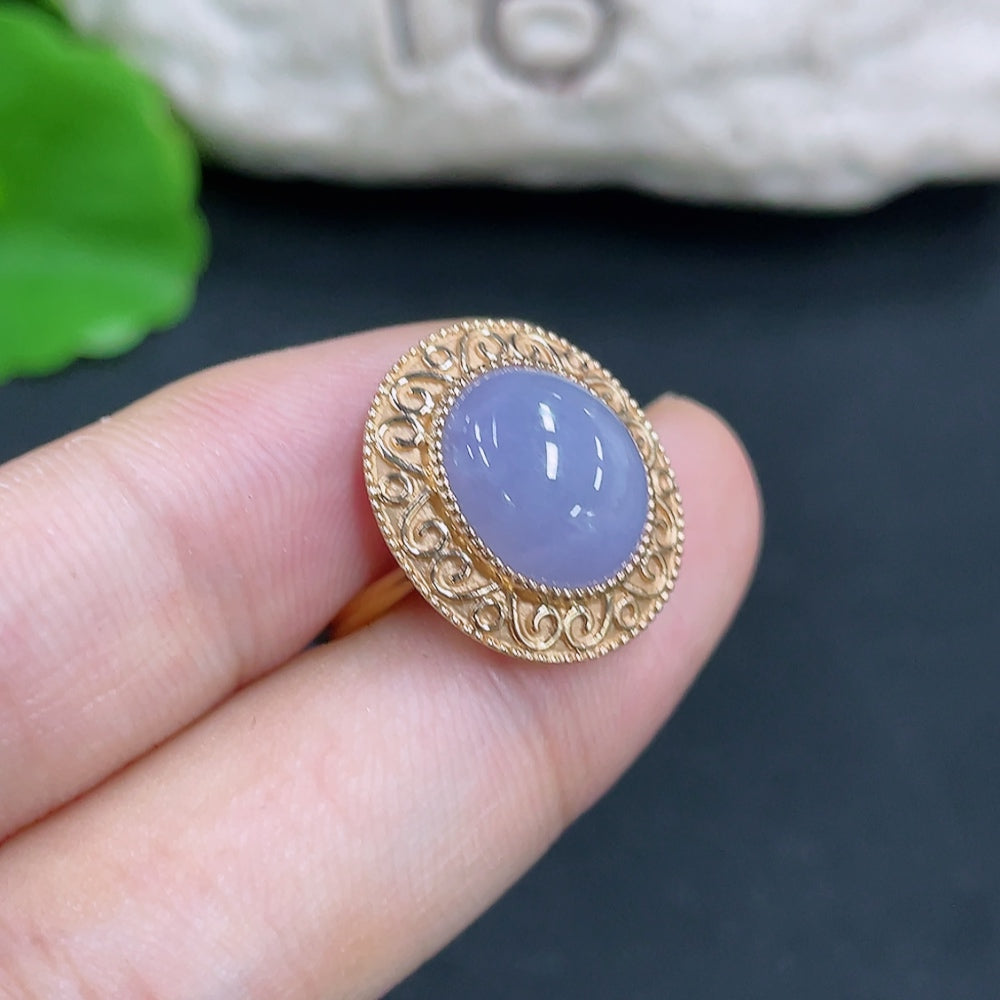 Jadeite Ring 18K Gold