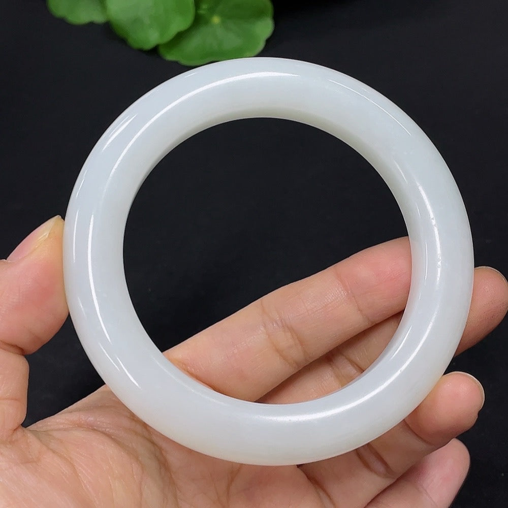 Hetian Jade Round Bracelet