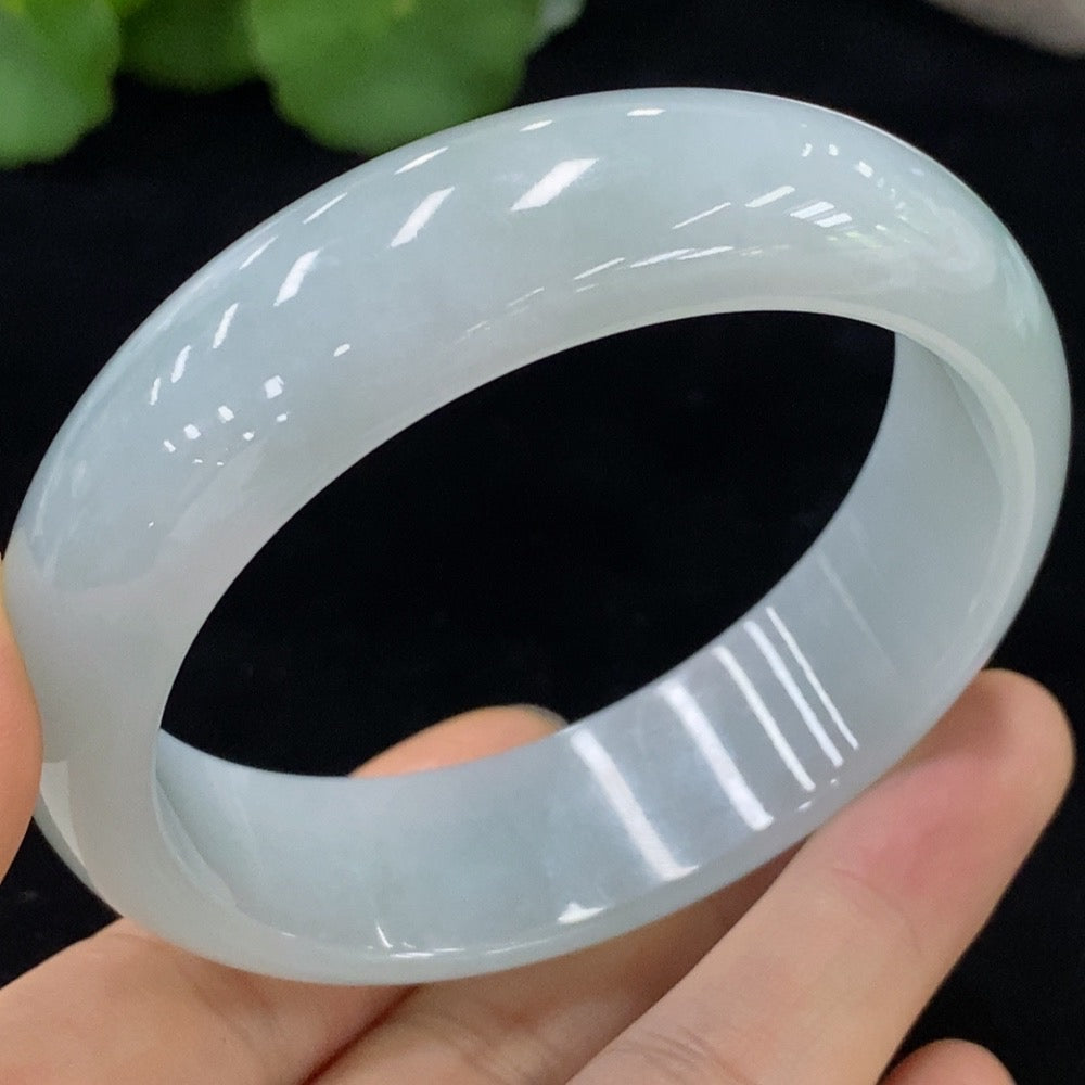 Jadeite Round Bracelet Size 59.3 Total Weight Approx. 76.3g