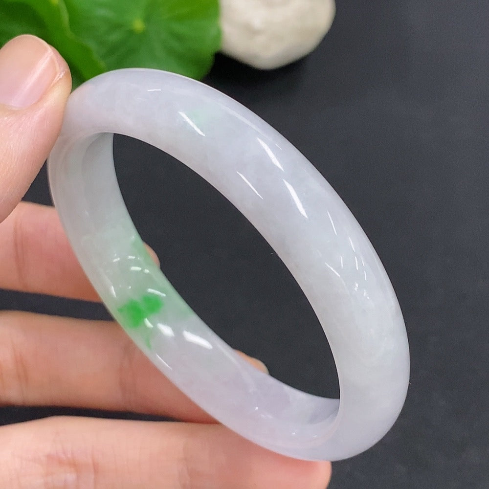 Jadeite Round Bracelet Total Weight Approx. 41g Size 53.5