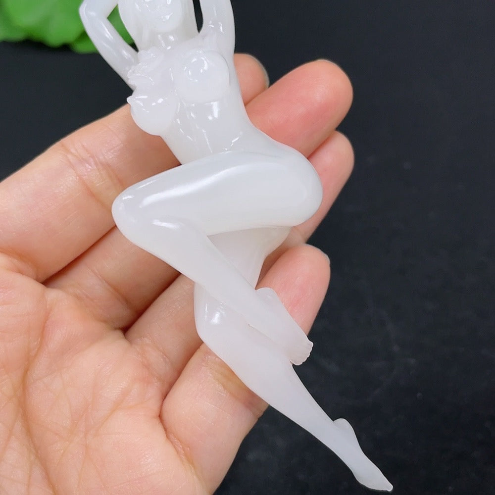 Hetian Jade Pendant "National Beauty and Heavenly Fragrance"