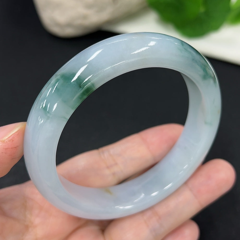Jadeite Round Bangle Size 59 Total Weight Approx. 72.9g