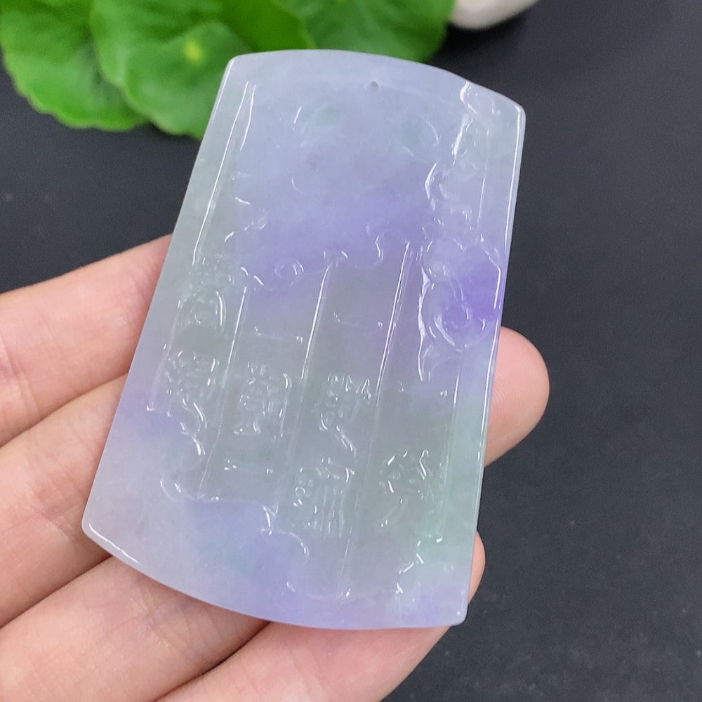 Jadeite Amitabha Pendant