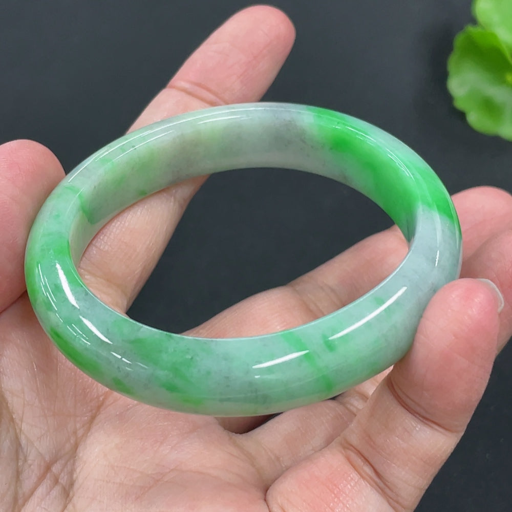 Jadeite Concubine Bracelet Total Weight Approx. 44.9g Size 53.5/47.6