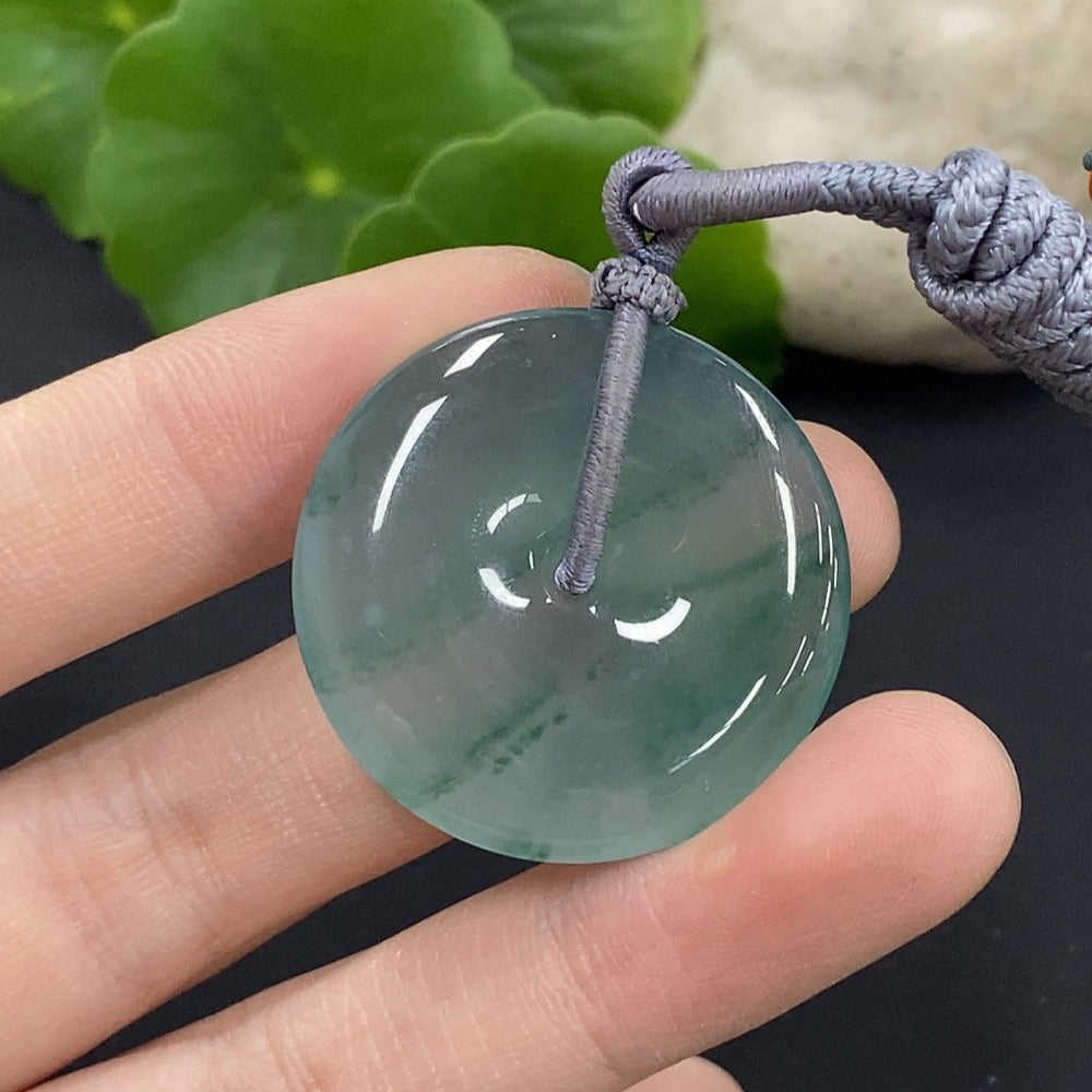 Jadeite Peace Knot Pendant Total Weight Approx. 13.62g