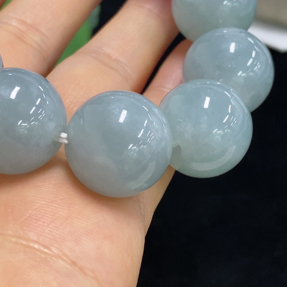 Jadeite Bracelet Approx. 18.2mm Total Weight Approx. 135.96g