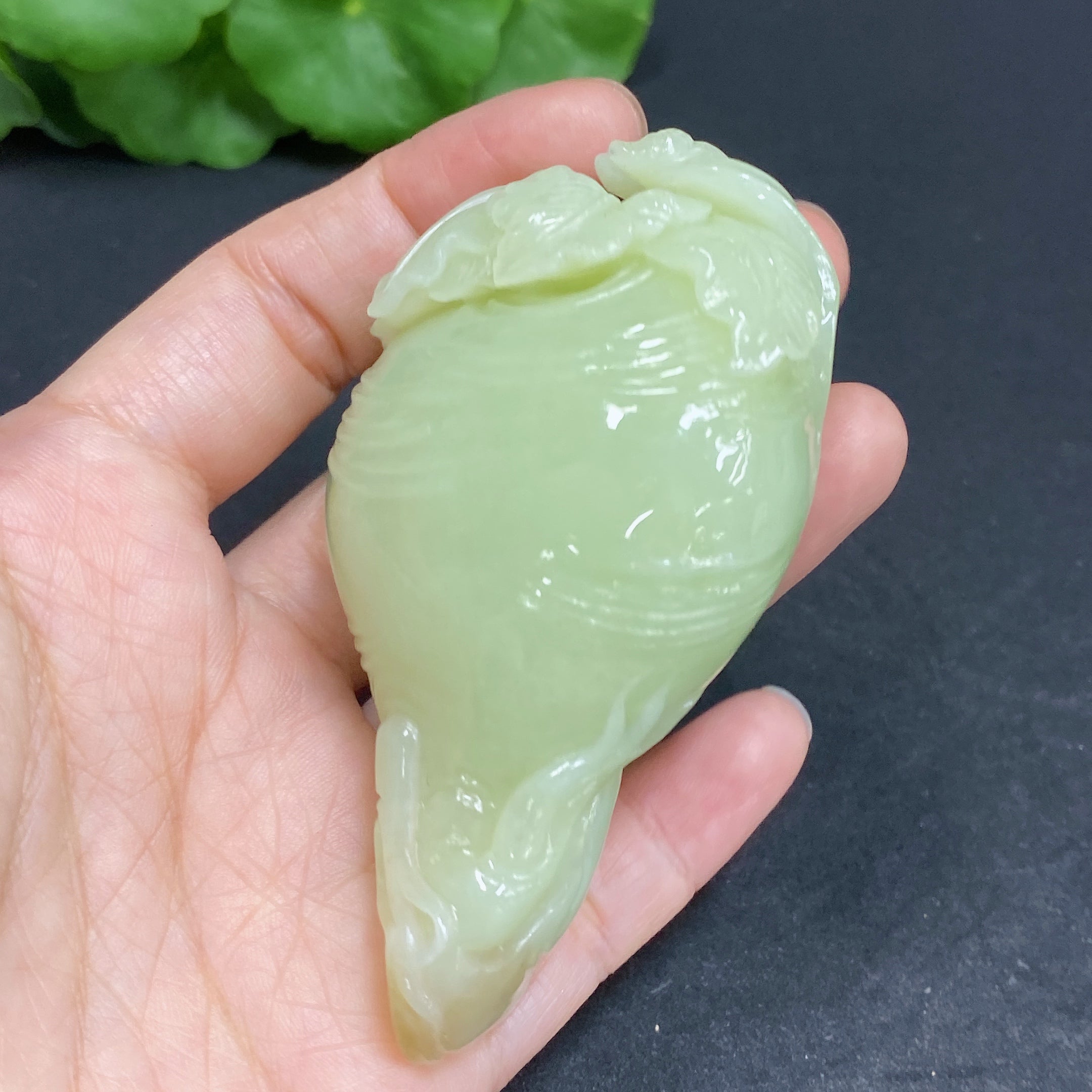 Hetian Jade Pendant Ginseng