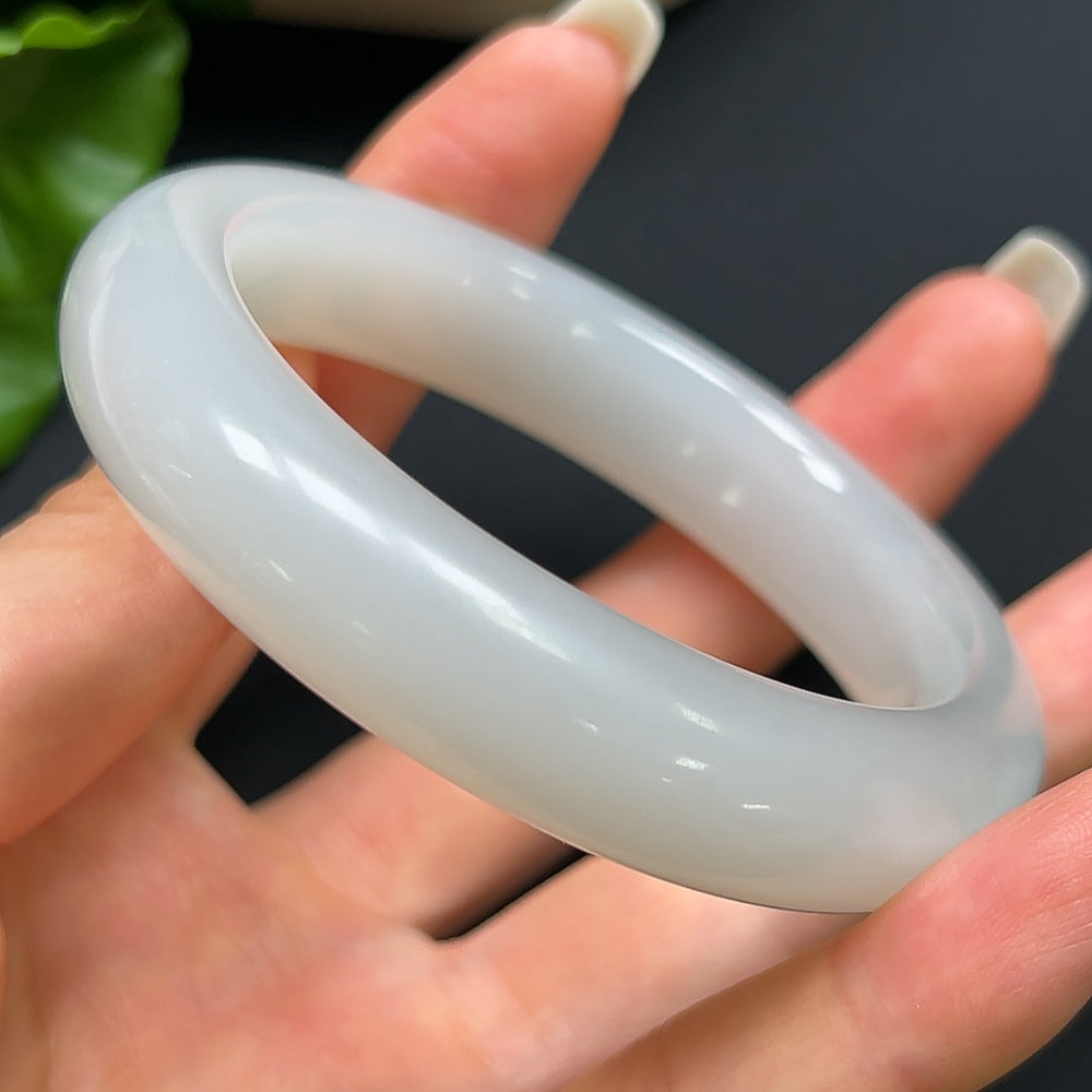Hetian Jade Round Bracelet