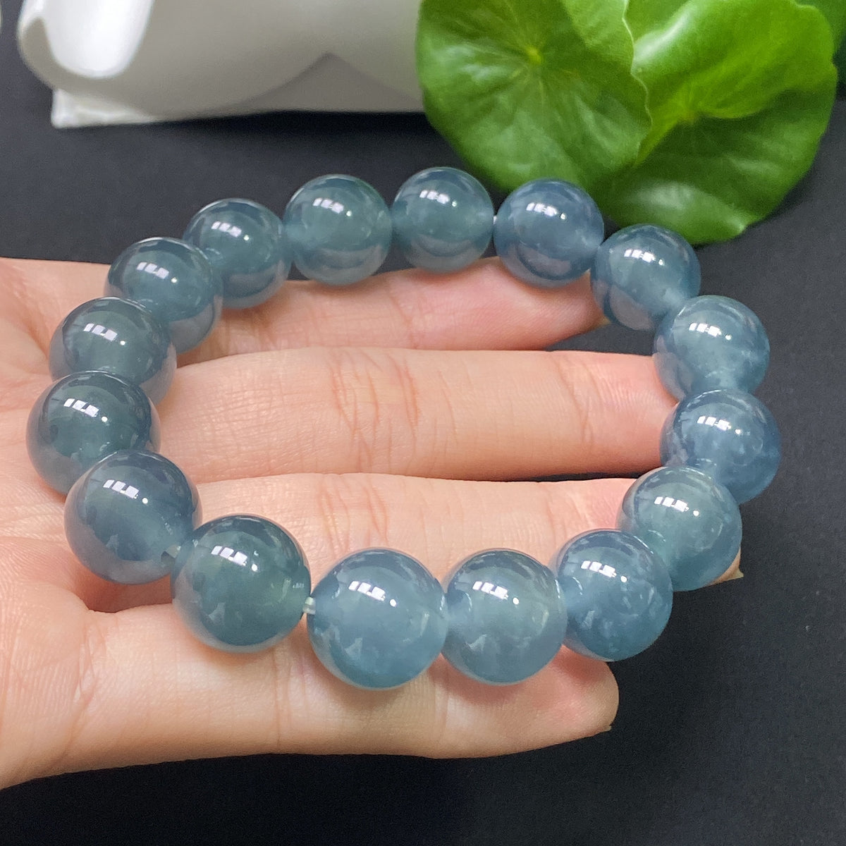 Jadeite Bracelet Size 13 Total Weight Approx. 58.35g