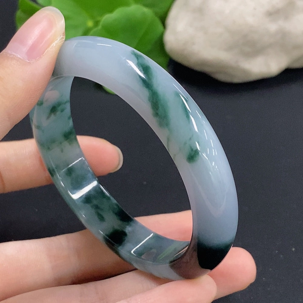 Jadeite Round Bracelet Size 56 Total Weight Approx. 53.4g