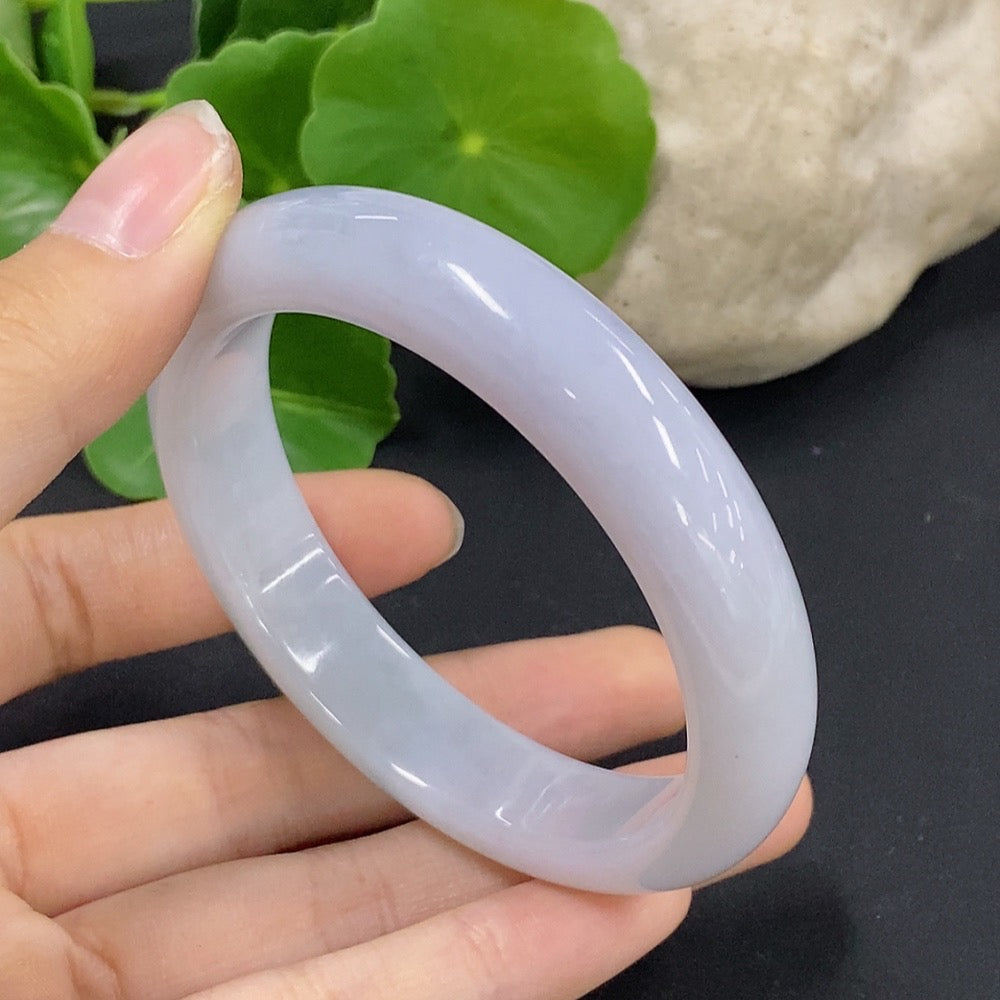 Jadeite Round Bracelet Size 55 Total Weight Approx. 51.4g